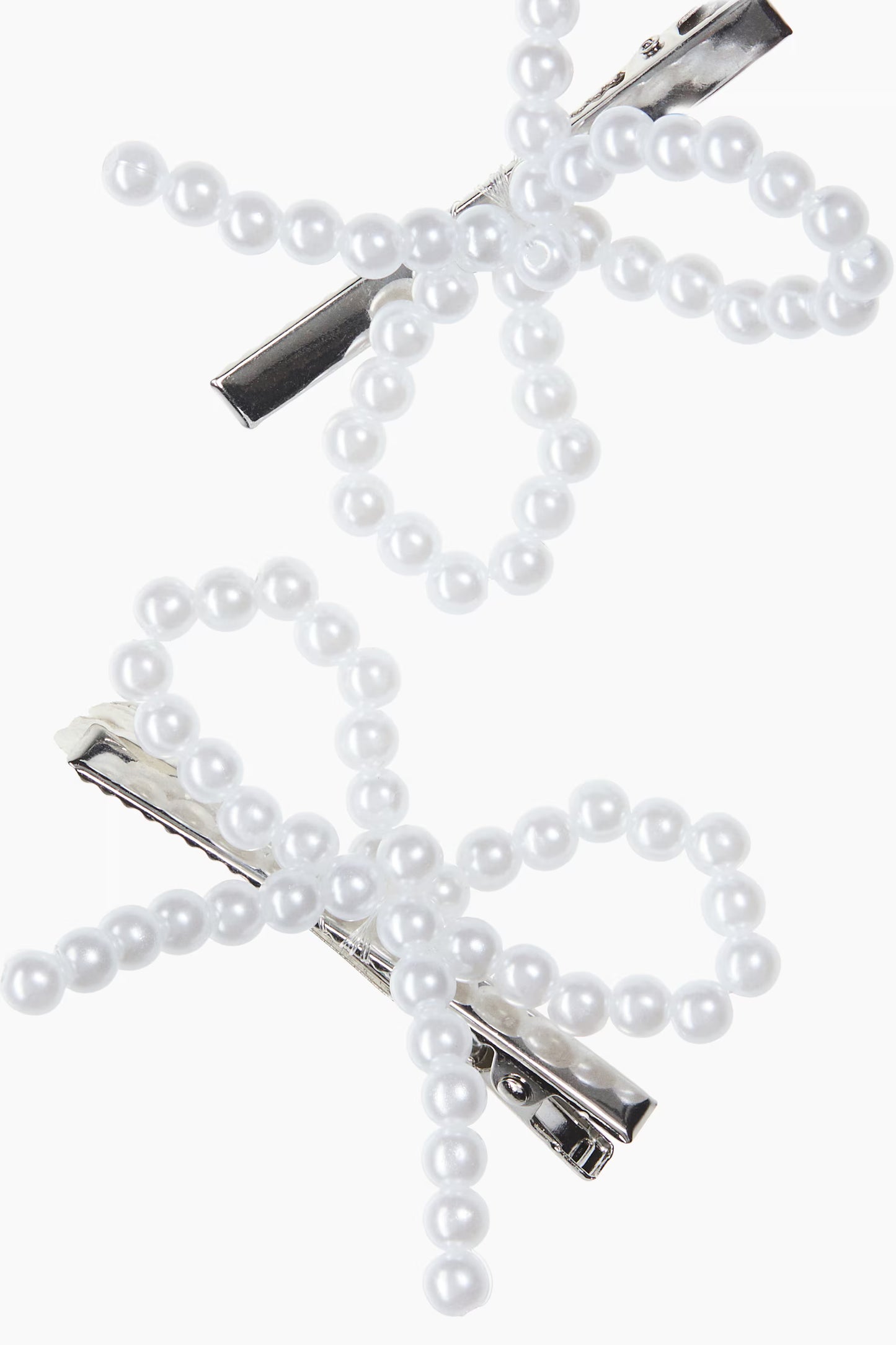 2-pack bow hair clips