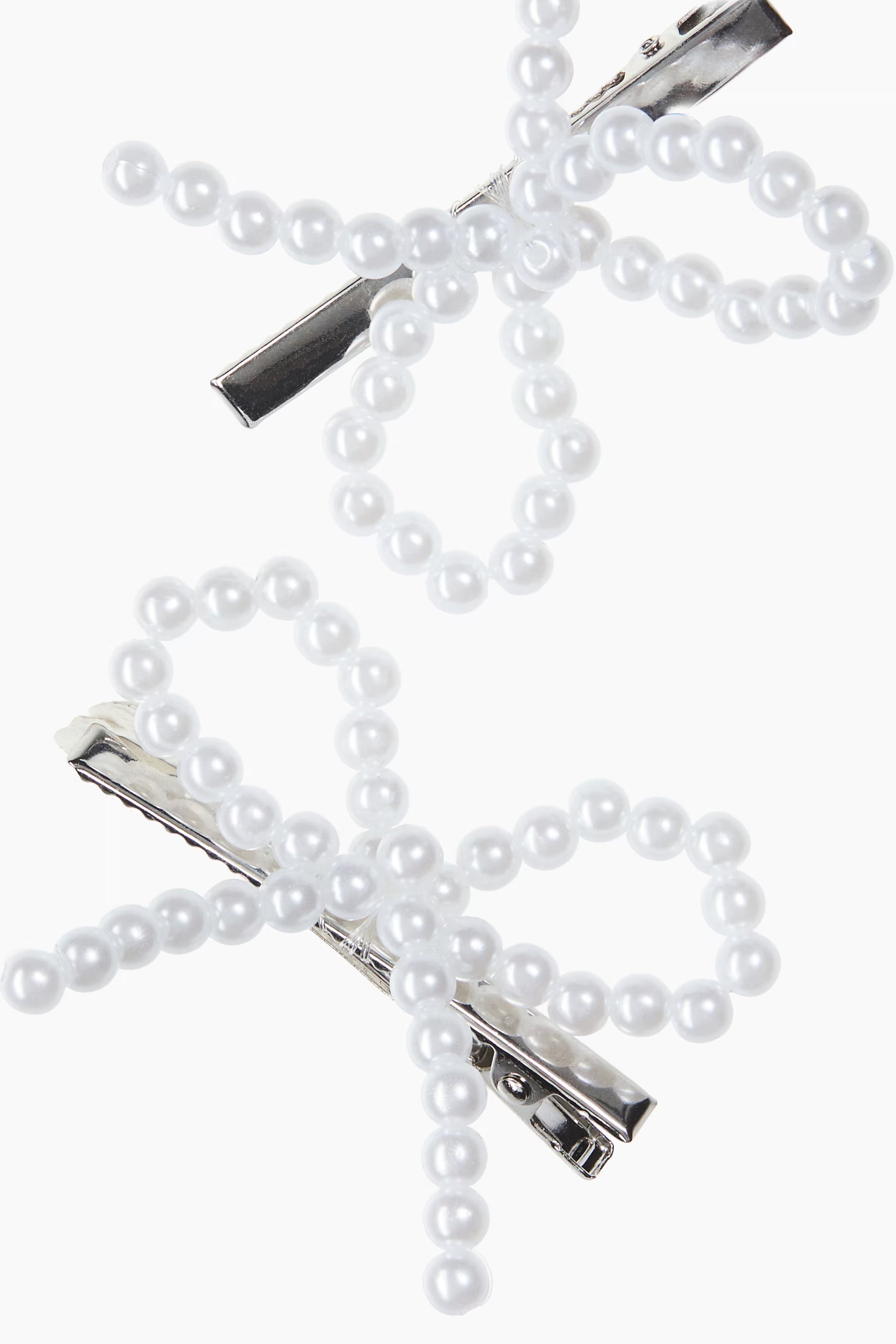 2-pack bow hair clips