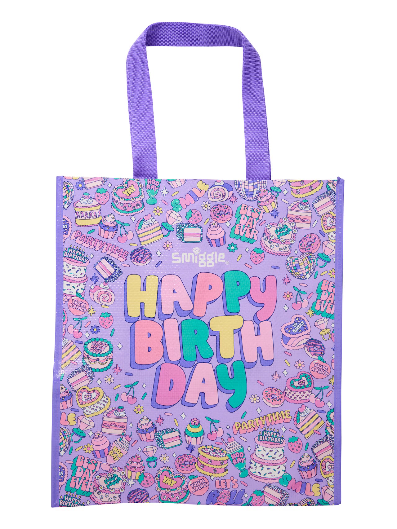 Birthday Cake Medium Reuse Me Bag