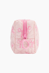 Quilted make-up bag