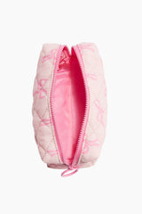 Quilted make-up bag