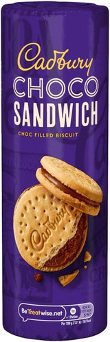 Cadbury Choco Sandwich Biscuit, Chocolate Filled Biscuits for Snacking, 260 g (Pack of 1)