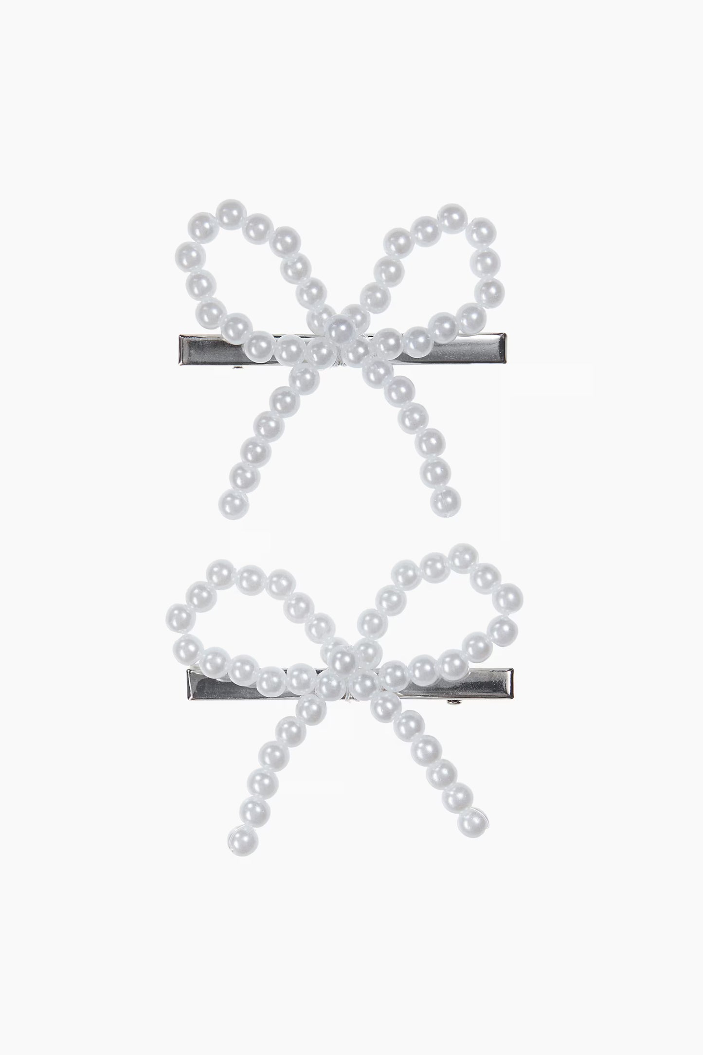 2-pack bow hair clips