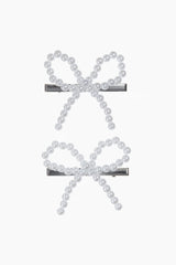 2-pack bow hair clips