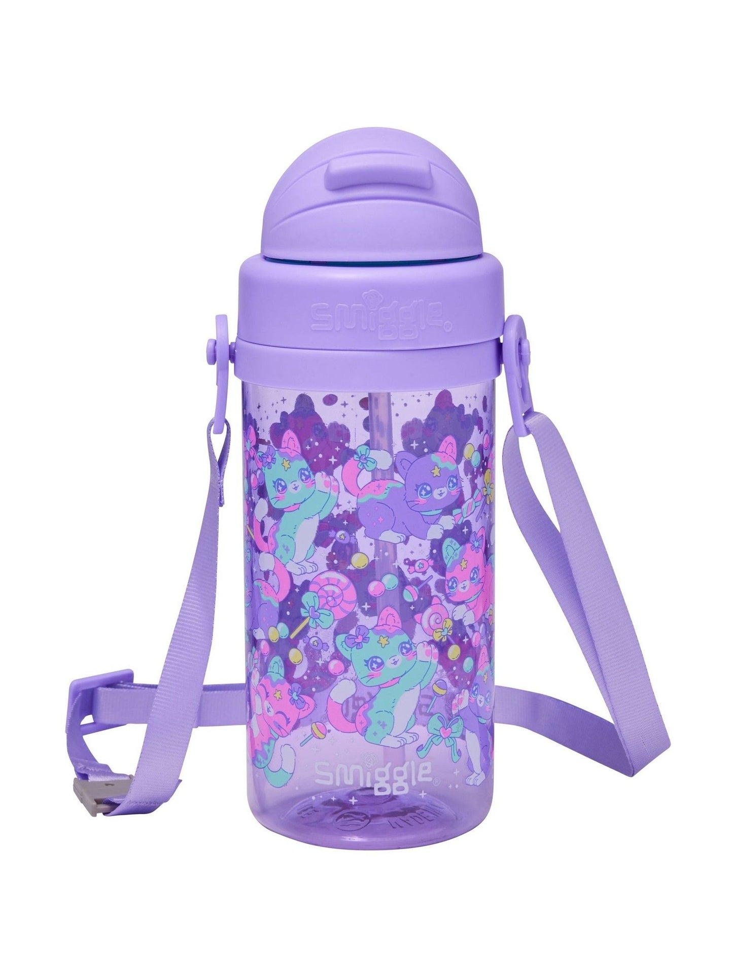 Out & About Teeny Tiny Drink Bottle With Strap 400ml
