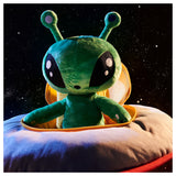 AFTONSPARV Soft toy, mini-alien/green, 10 cm