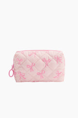Quilted make-up bag