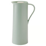 BEHÖVD Vacuum flask, light green/beige, 1 l