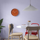 BONDIS Wall clock, orange, 38 cm
