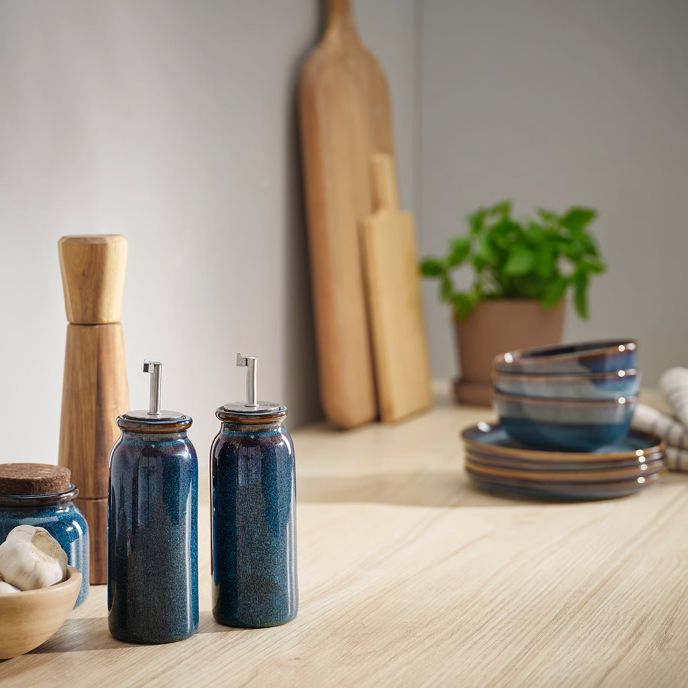 BRUGDHAJ Oil/vinegar bottle, 19 cm