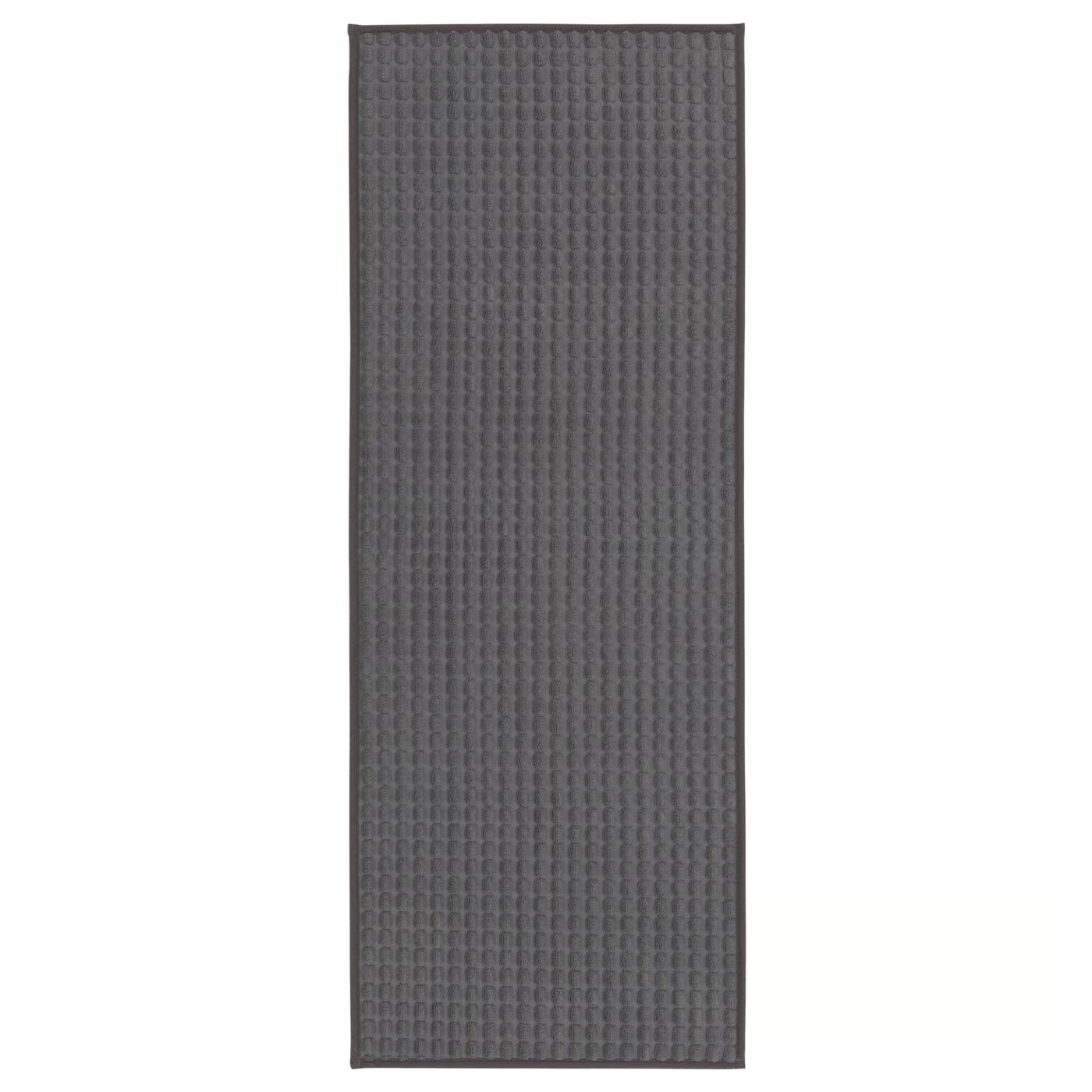 BRYNDUM Kitchen mat, grey, 45x120 cm