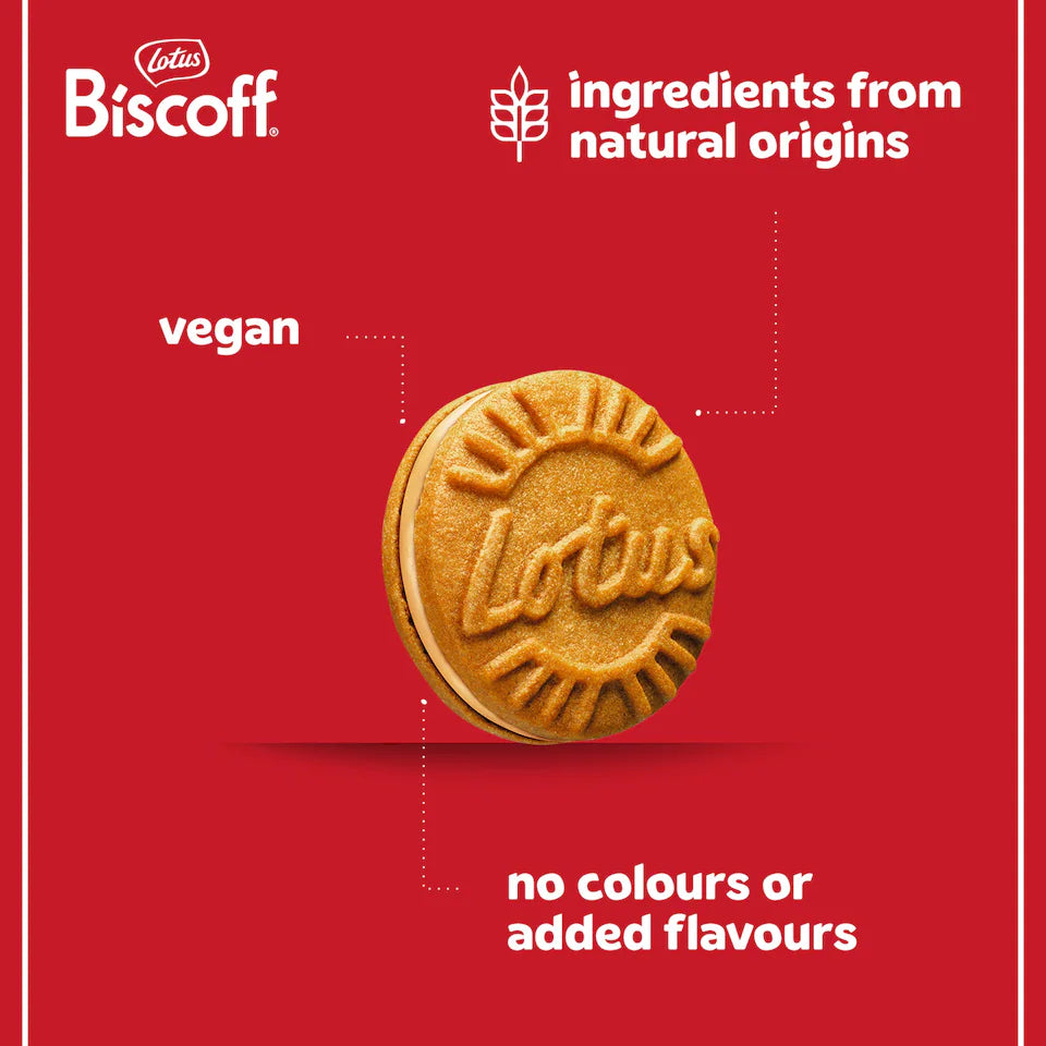 Lotus Biscoff Cream Sandwich Biscuits 150g