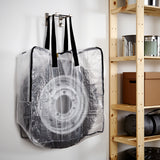 DIMPA Storage bag, transparent, 65x22x65 cm