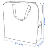 DIMPA Storage bag, transparent, 65x22x65 cm