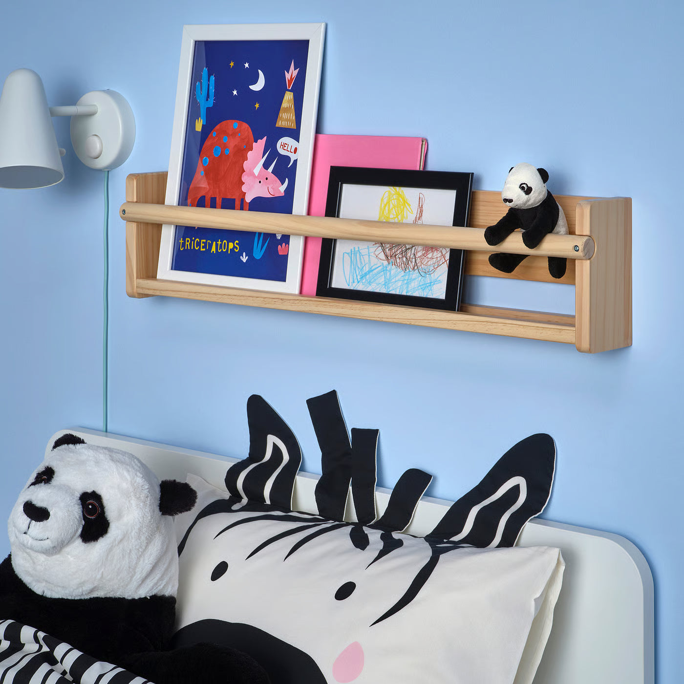 DJUNGELSKOG Soft toy, mini/panda, 11 cm