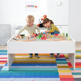 DUNDRA Activity table with storage, white/grey