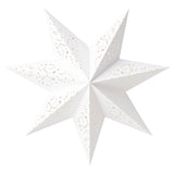 STRÅLA lamp shade, lace/white, 48 cm