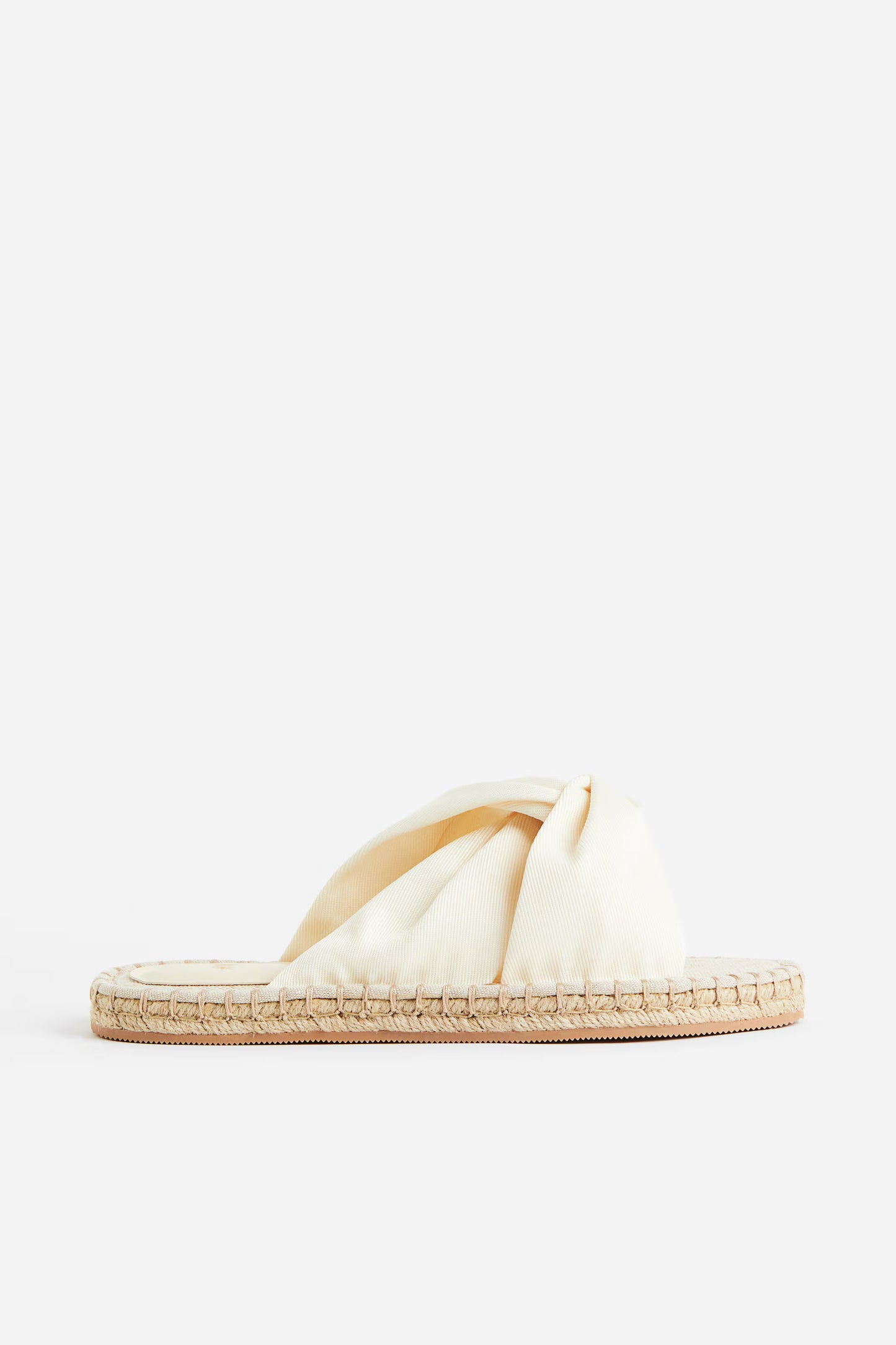Knot-detail espadrille slides
