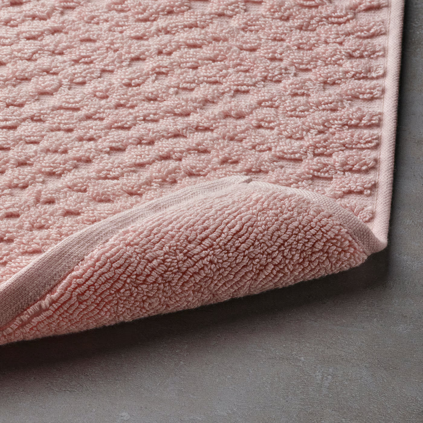 FJÄLLKATTFOT Bath mat, pale pink, 40x60 cm