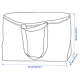 FRAKTA Carrier bag, large, blue, 55x37x35 cm/71 l