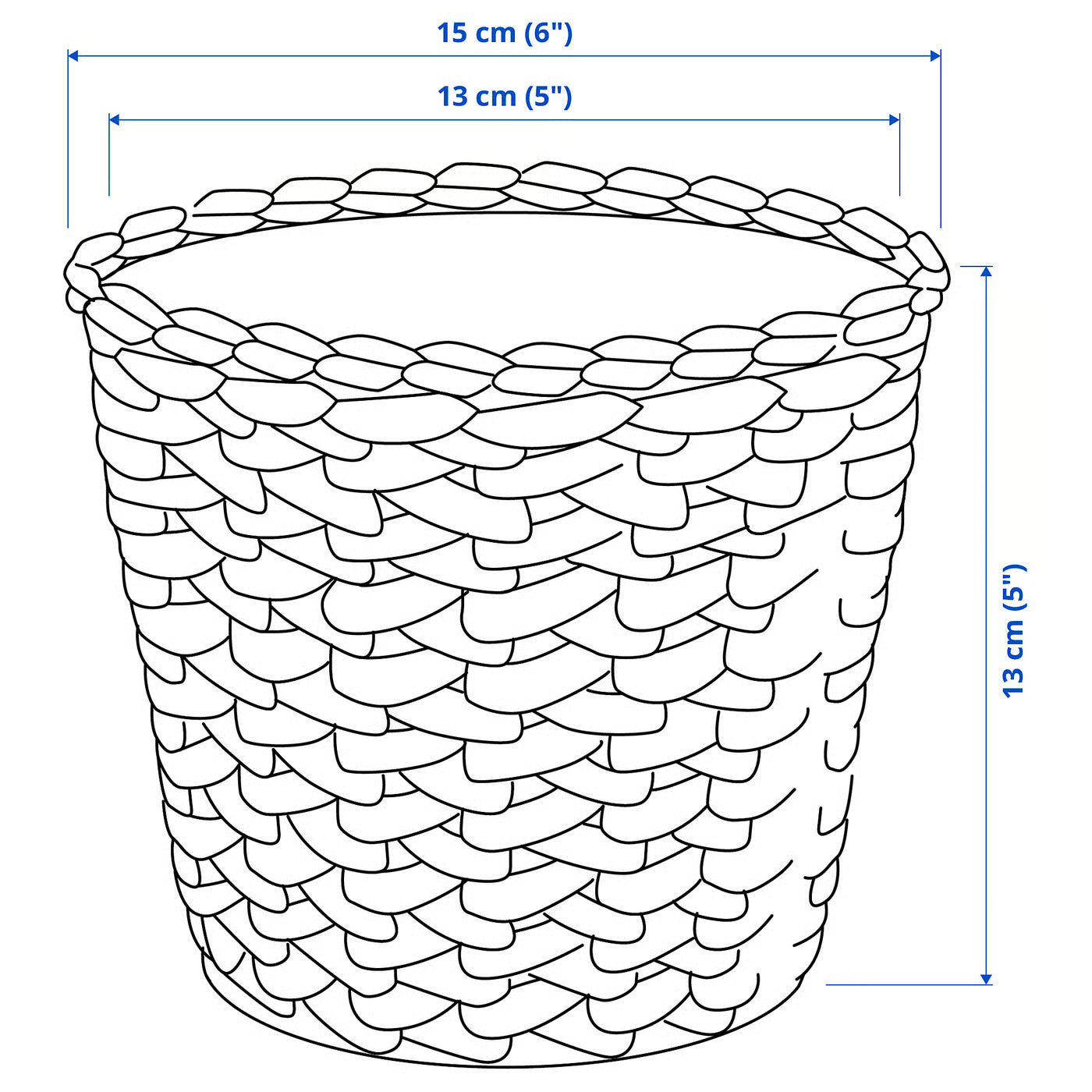 FRIDFULL Plant pot, water hyacinth, 12 cm