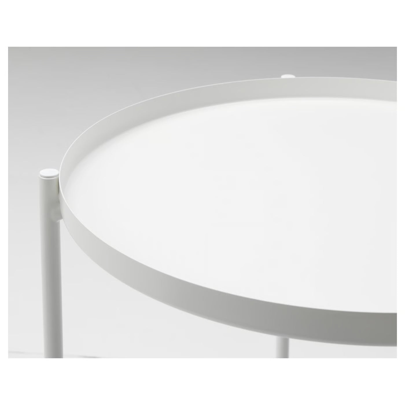 GLADOM Tray table, white, 45x53 cm