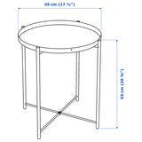 GLADOM Tray table, white, 45x53 cm
