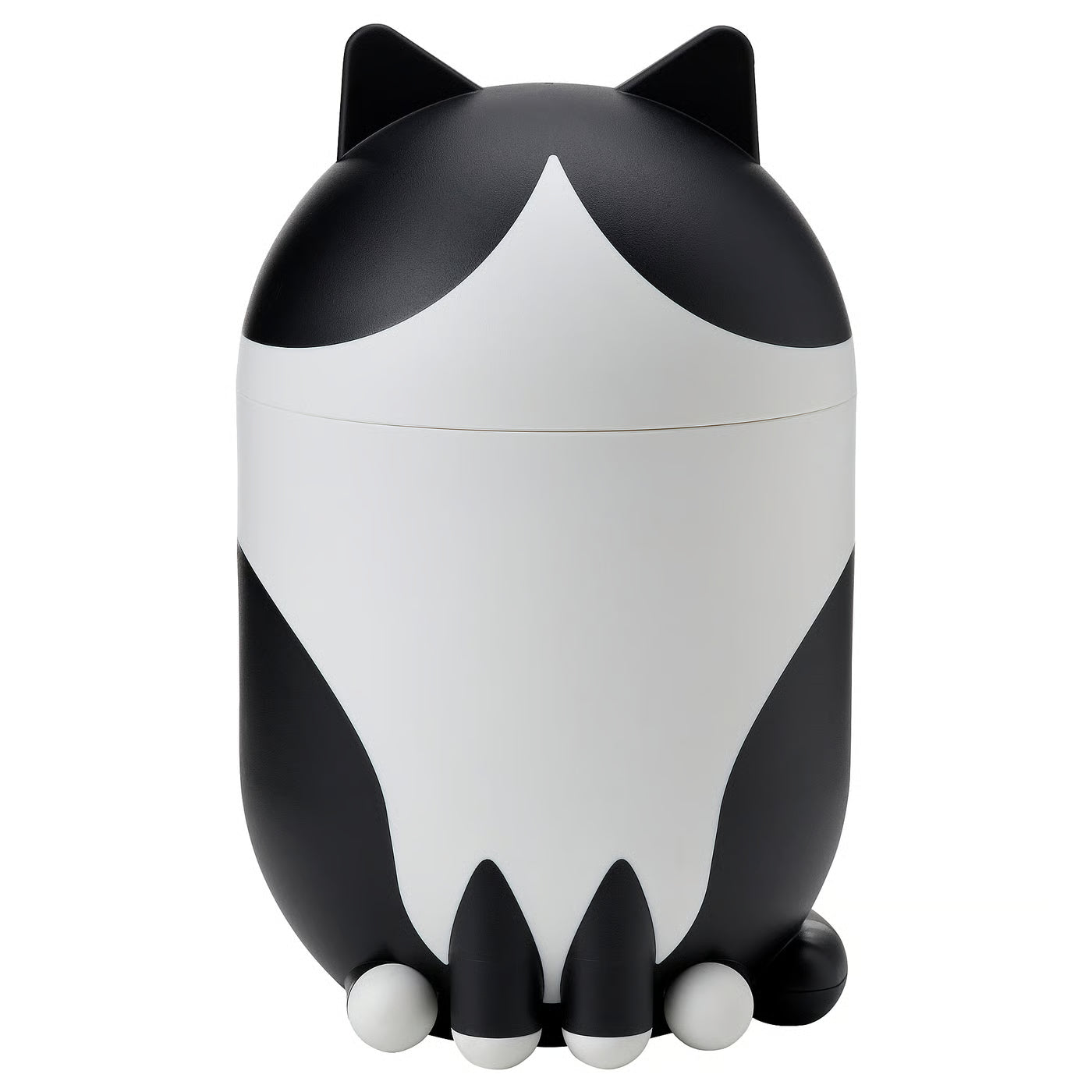 GREJSIMOJS Storage with lid, cat-shaped
