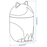 GREJSIMOJS Storage with lid, cat-shaped