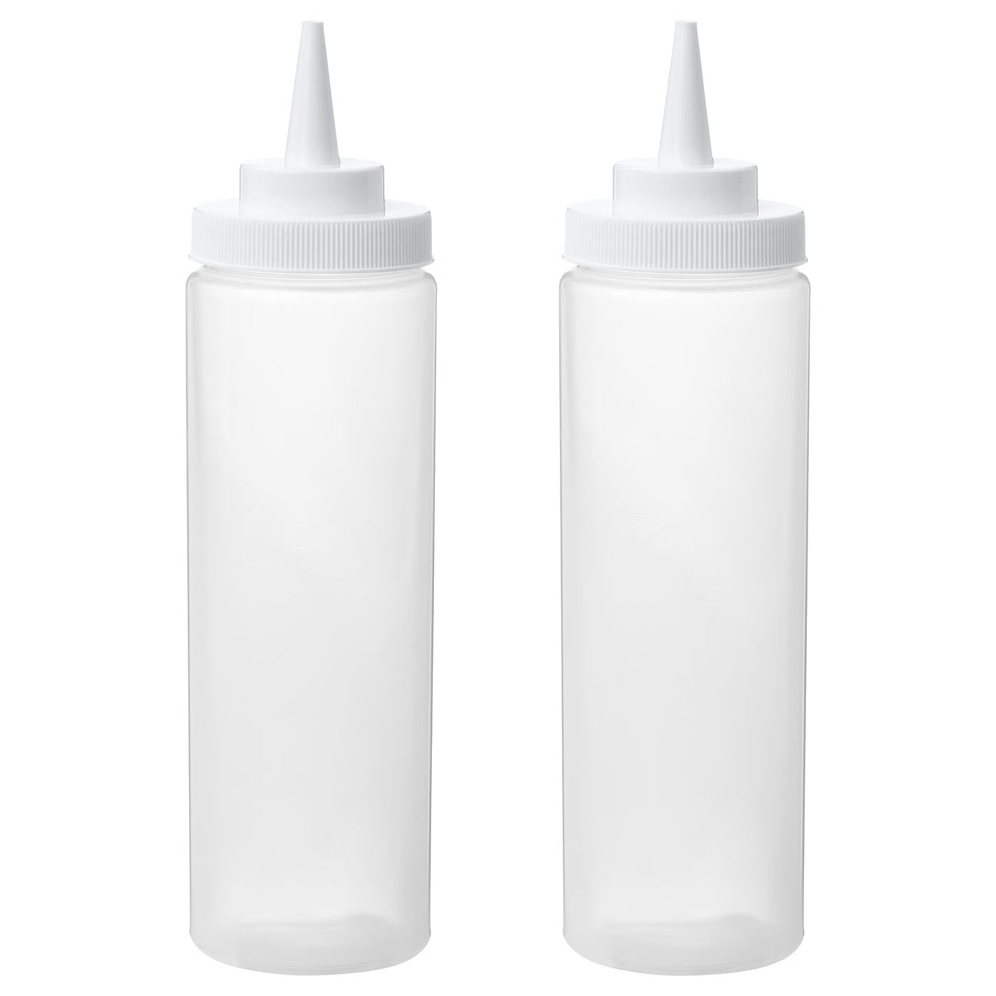 GRILLTIDER Squeeze bottle, plastic/transparent, 330 ml
