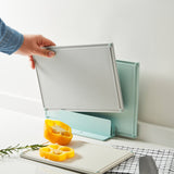 GUMMIHAJ Holder with 3 chopping boards, mixed colours