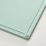 GUMMIHAJ Holder with 3 chopping boards, mixed colours