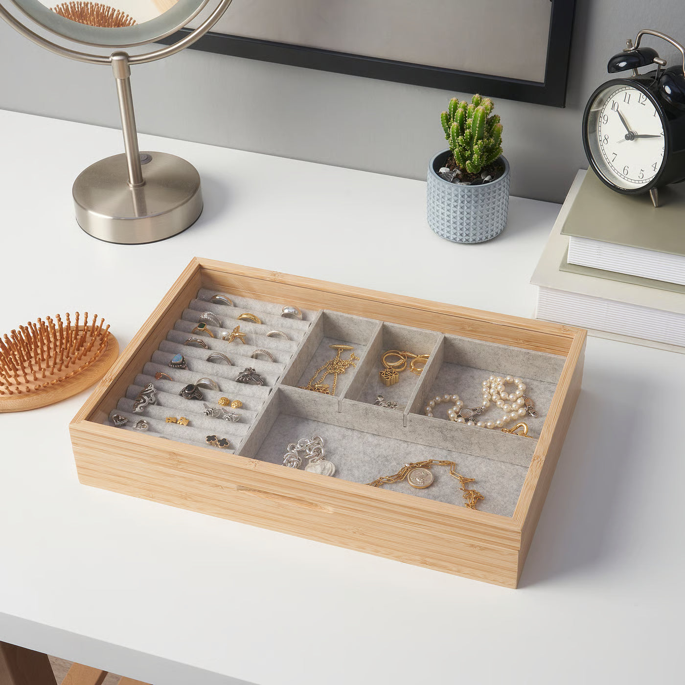 HALSREM Jewellery box with compartments, 33x22 cm