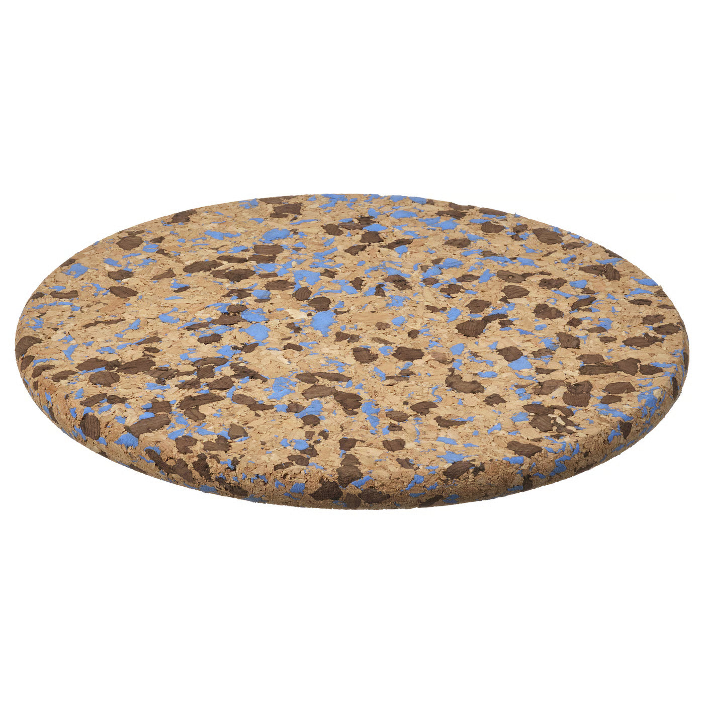 HEAT Pot stand, cork patterned/light blue, 19 cm