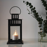 HEMSJÖ Unscented block candle, natural, 8 cm