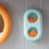 HUMLESJÖN Timer with suction cup, turquoise