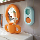 HUMLESJÖN Timer with suction cup, turquoise