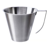 IDEALISK Jug, graduated/stainless steel, 1 l