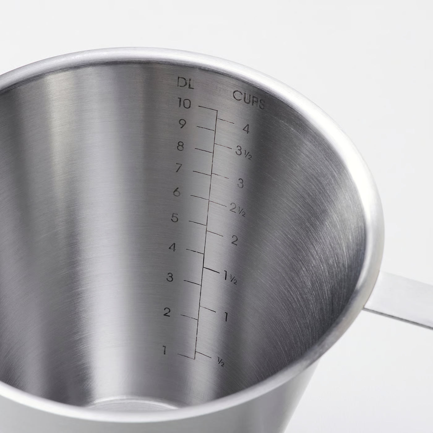 IDEALISK Jug, graduated/stainless steel, 1 l