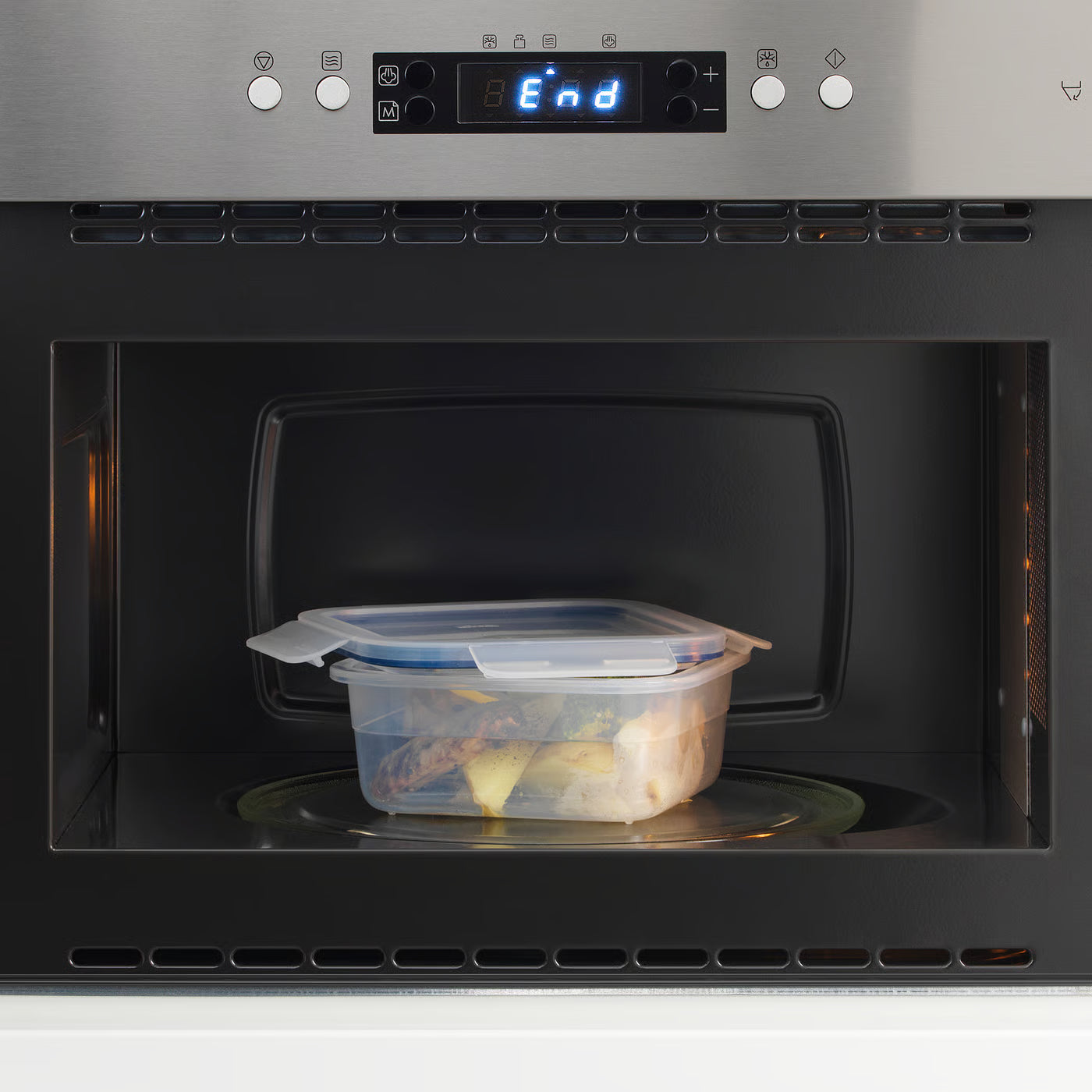 IKEA 365+ Food container, square/plastic, 750 ml