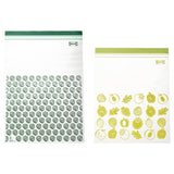 ISTAD Resealable bag, patterned/green, 6/4.5 l