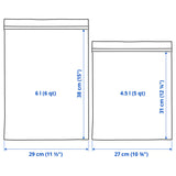 ISTAD Resealable bag, patterned/green, 6/4.5 l