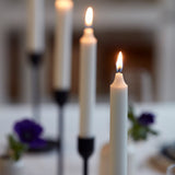 JUBLA Unscented chandelier candle, white, 19 cm