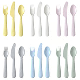 KALAS 18-piece cutlery set, mixed colours
