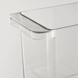 KLIPPKAKTUS Storage box for fridge, set of 3, transparent