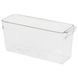 KLIPPKAKTUS Storage box for fridge, set of 3, transparent