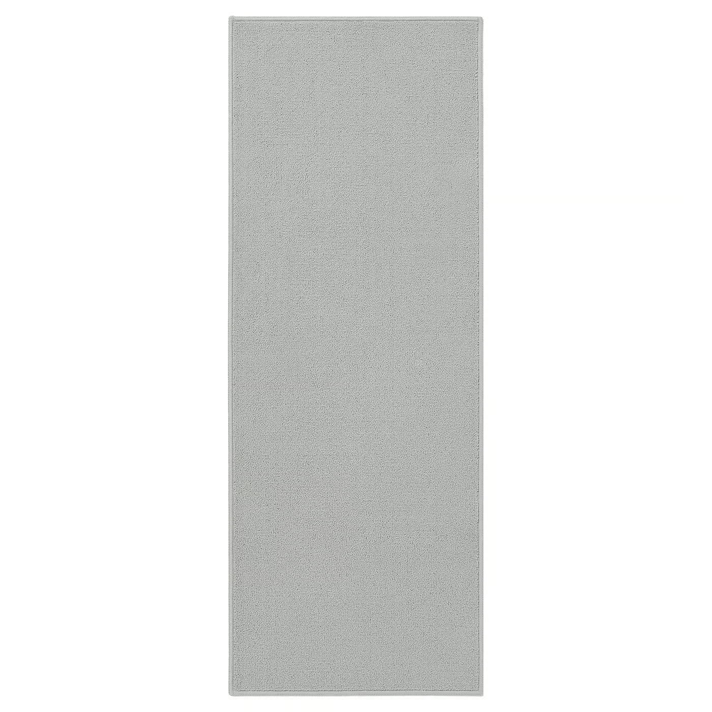 KÖRFÄLT Kitchen mat, light grey, 45x120 cm