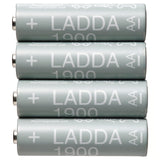 LADDA Rechargeable battery, HR06 AA 1.2V, 1900mAh