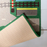 LILLABO Rug, green, 75x133 cm