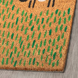 LÖGE Door mat, multicolour/animal pattern, 40x60 cm